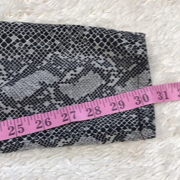 Hudson Jeans Nico Mid Rise Super Skinny size 27 / 4 Animal Snakeskin Y2K - Picture 10 of 10